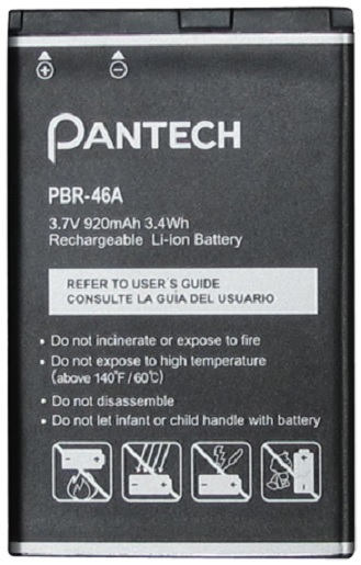 NEW OEM Pantech PBR-46A Breeze 2 II P2000 Breeze 3 III P2030 Matrix C740 Battery