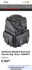 Saddleman Sissy Bar Bag BR 3400 New