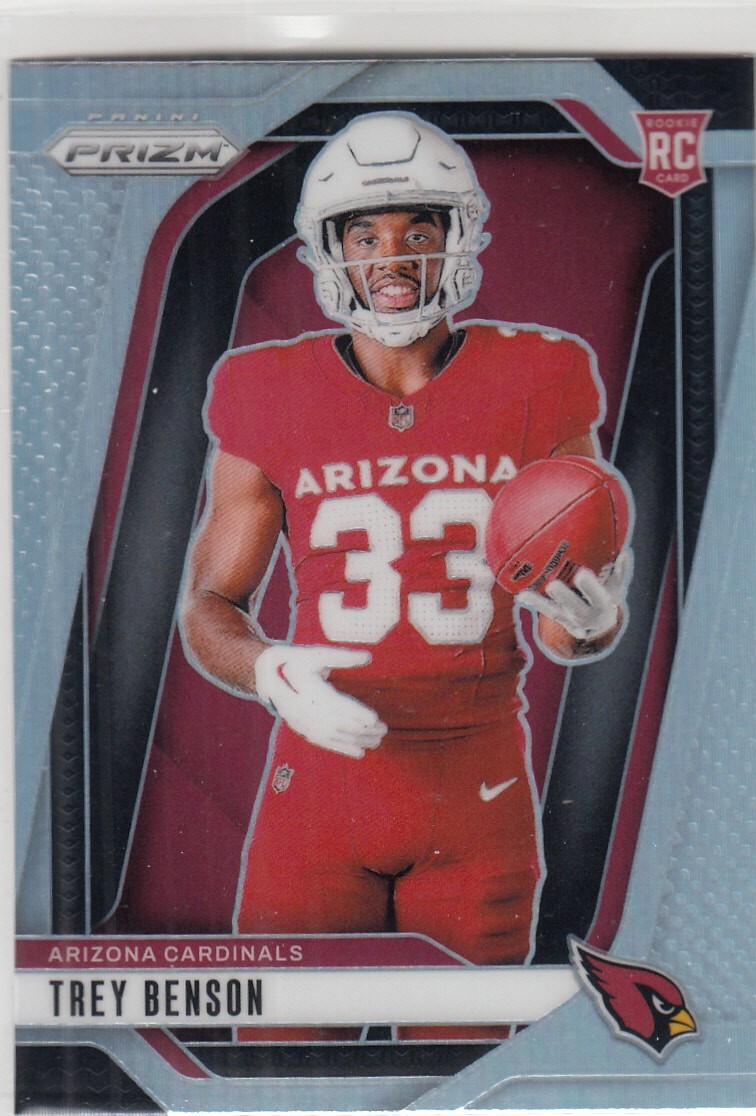 2024 Panini Prizm Variation Holo Silver TREY BENSON RC #38 Cardinals