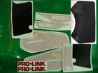 XL 500 R 1982 Motorcycle White Stickers Stickers