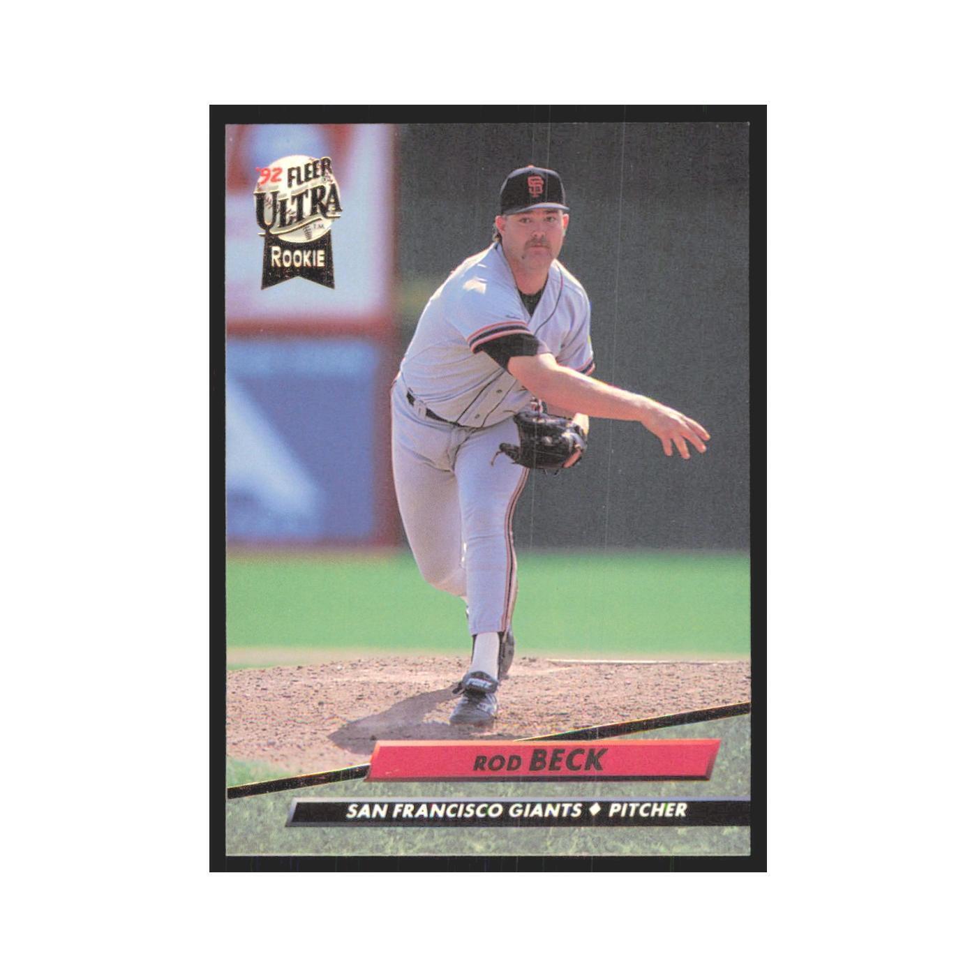 Rod Beck Rookie 1992 Fleer Ultra #586 San Francisco Giants Baseball Card NM