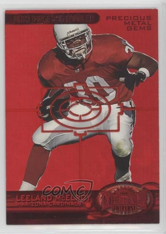 1997 Skybox Metal Universe PMG Red /150 Leeland McElroy #70