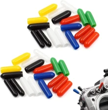 36 PCS RC Transmitter Switch Covers Colorful Rubber Anti-Slipping Cap for Radiom