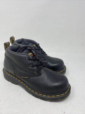 Dr Martens Women's Izzy Black Steel Toe Boots Size 5 Uk3 #14699001