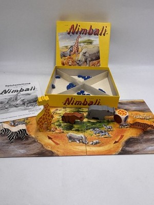 Nimbali Board Game Haba Vintage Animal Safari  - Complete