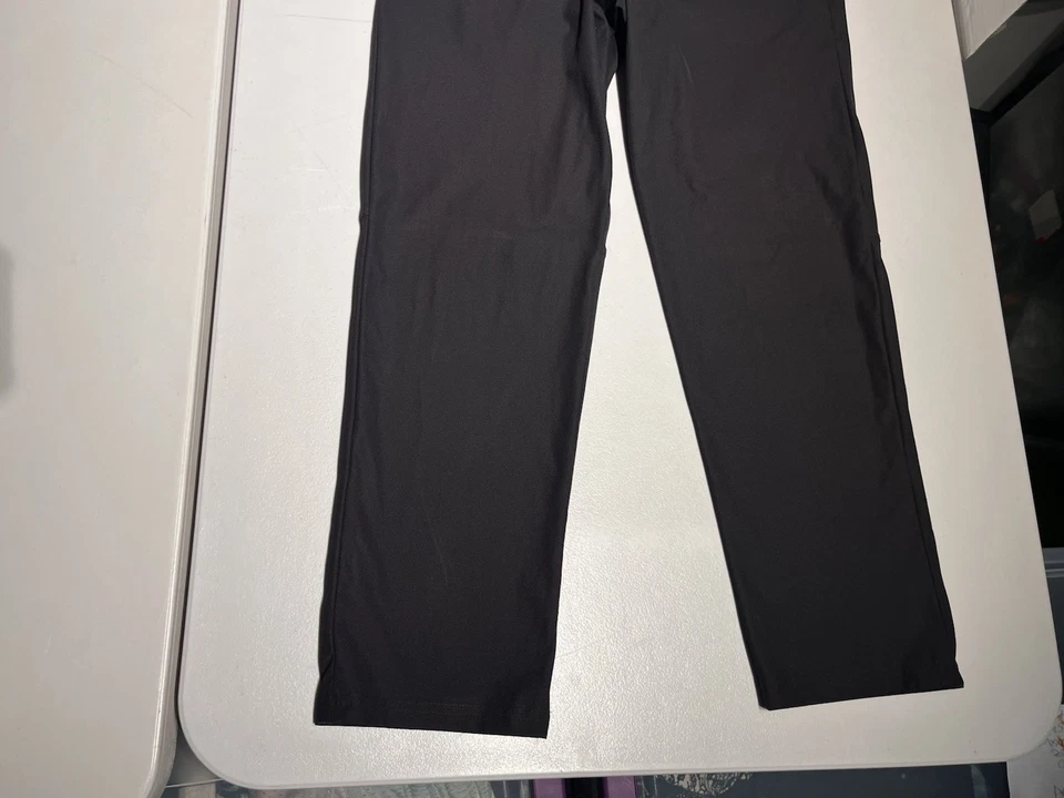 Lululemon Pants Men's 32 Black Slim Fit ABC Commission Casual Work Poly 32x28.5 - Image 3 of 4