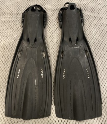 SCUBA DIVE Power Oceanic Viper OH Fin, OC Black Reg - Dive Fins ADJUSTABLE