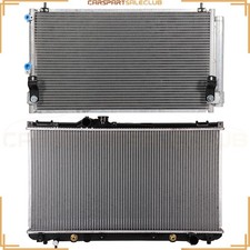 Aluminum Radiator & AC Condenser Cooling Kit For 2001-2005 Lexus IS300 3.0L l6