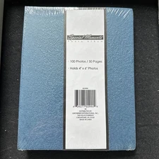 Special Moments Photo Album - Holds 100 4" X 6" Photos - Blue