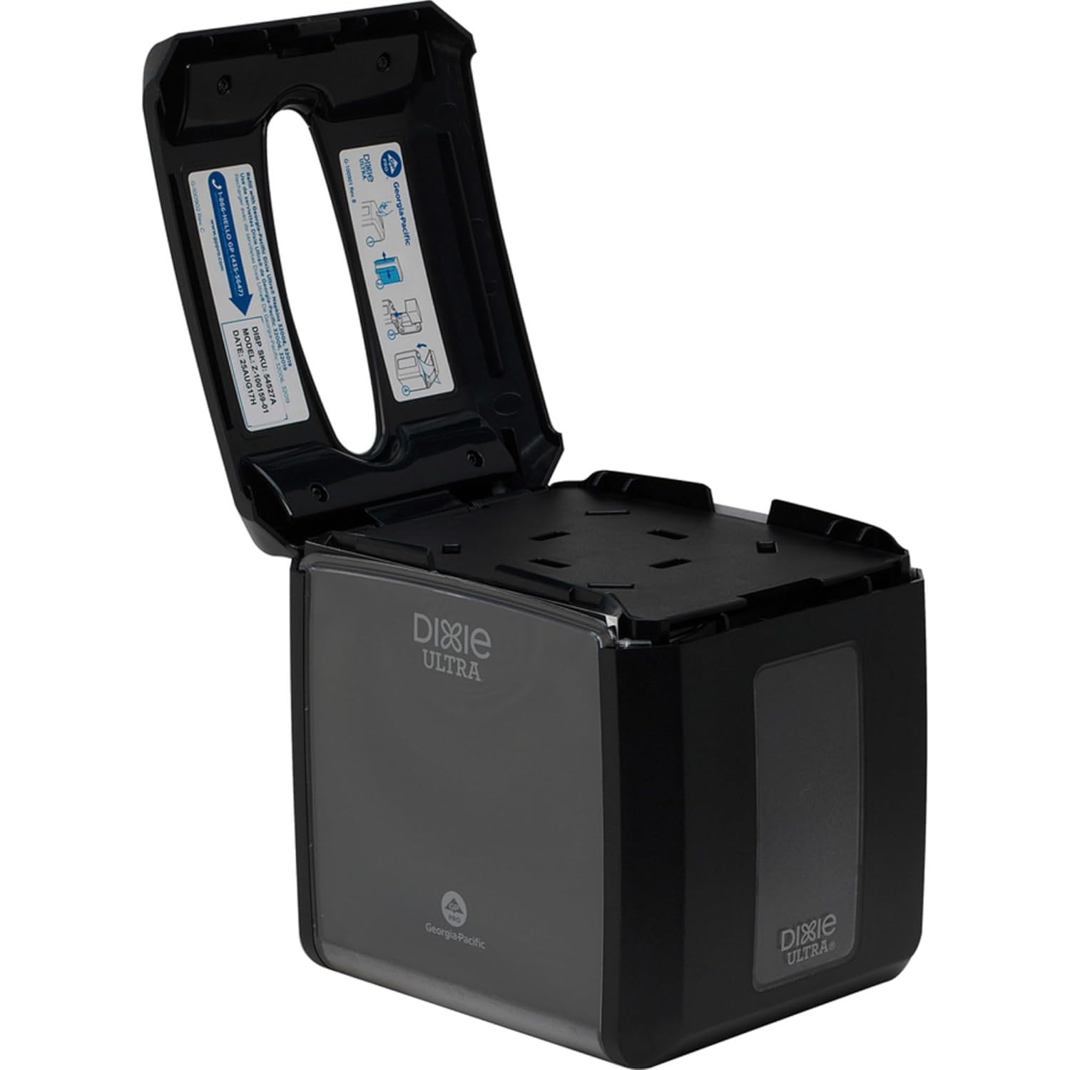 Dixie Ultra Tabletop Interfold Napkin Dispenser by GP PRO (), Black, 54527A, Hol