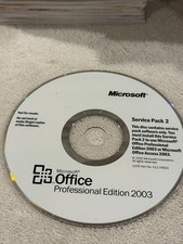 Microsoft Office Professional Edition 2003 Service Pack 2 Only  