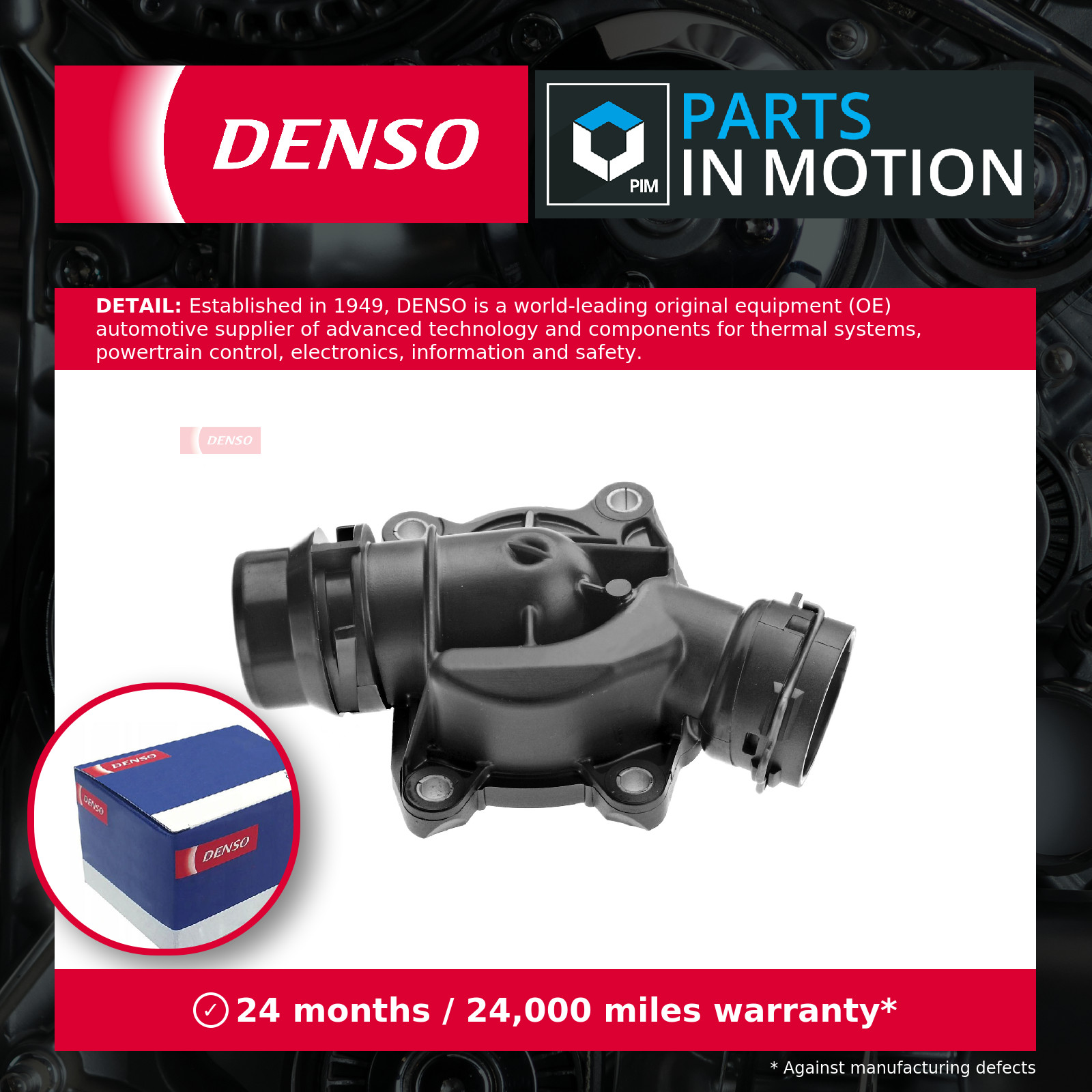 Denso Dtm88571 Coolant Thermostat - Image 9