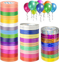 64 Rollen GekräUseltes Ringelband, 10M Ringelband Geschenkband Set, Curling Ribb