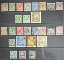 Malta 1914-1918 King George V issues MH & Used