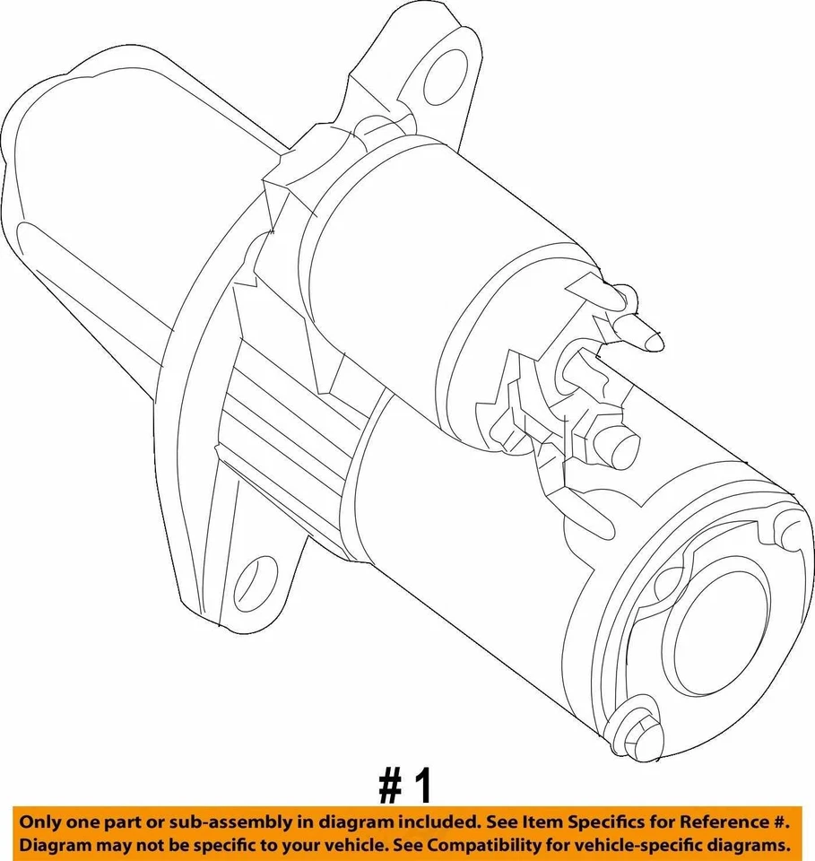 Nissan Máxima 2009-2014 motor de arranque de coche solenoide fabricante original POU88 Foto 4 de 4