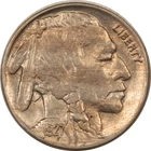 1927 BUFFALO NICKEL - HIGH GRADE, NEARLY UNCIRCULATED, LOOKS CHOICE!