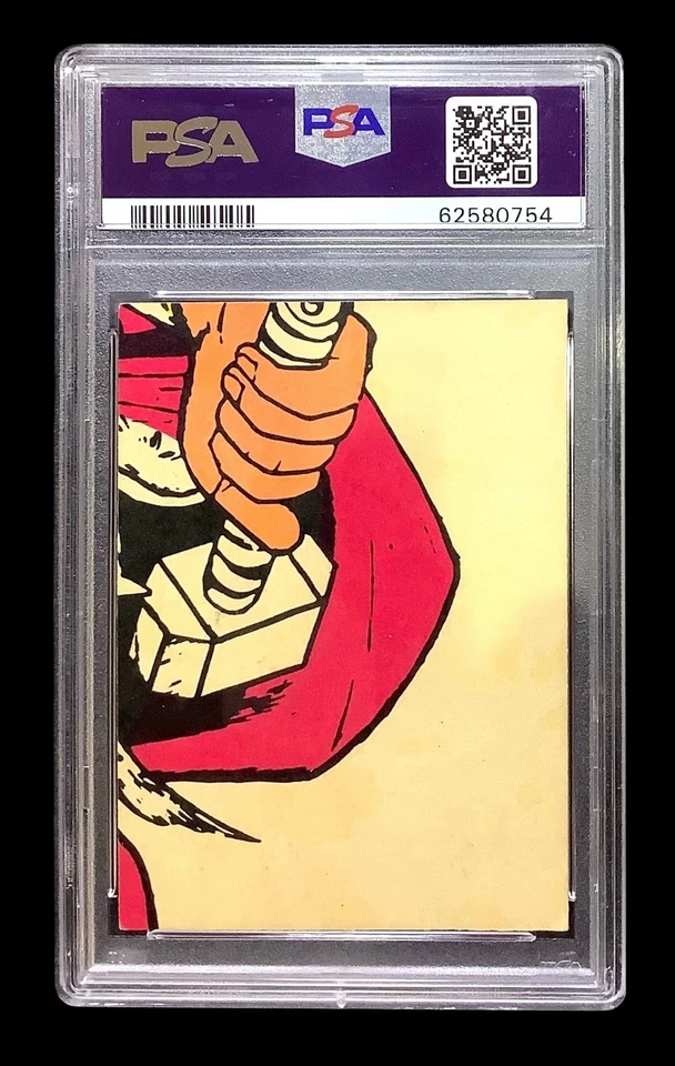 1966 donruss marvel heroes #1 captain america; 1st appearance & card ever PSA 4 - Image 3 of 3