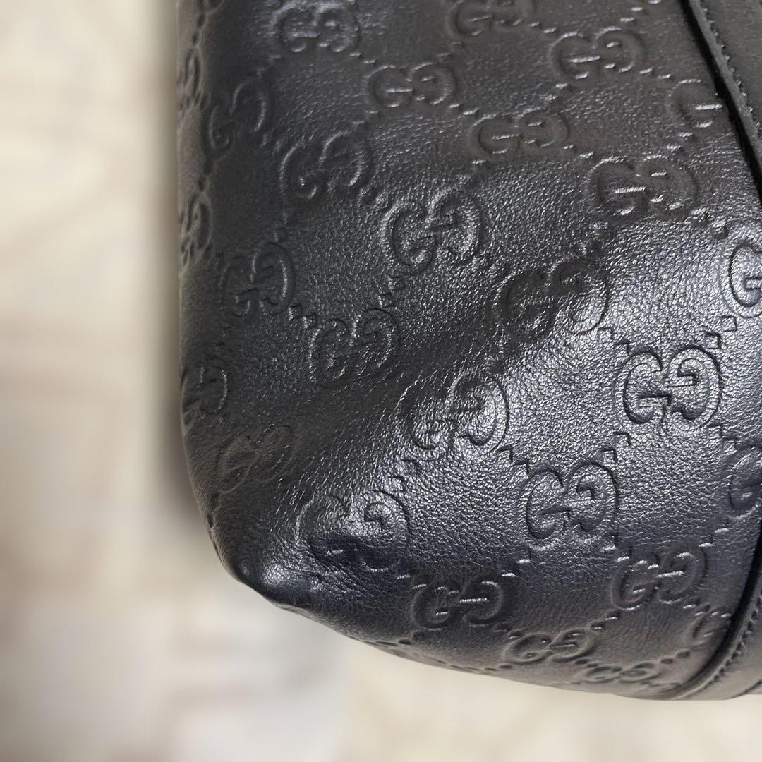 GUCCI Shima Tote Bag Leather Women’s Large Brown Excellent Condition thumbnail 11