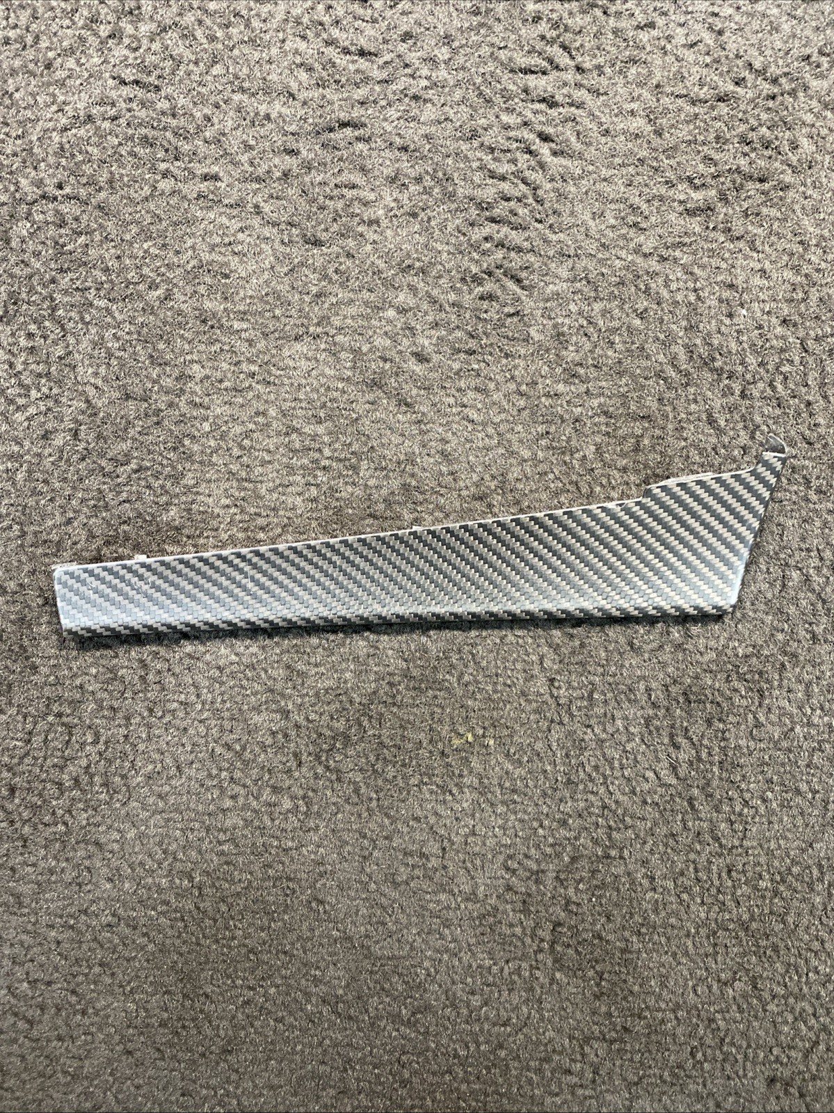 Audi R8 Matte Carbon Fiber Dashboard Trim OEM 4S1857211A