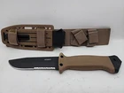 GERBER LMF II  INFANTRY KNIFE WITH SHEATH Brown Excellent