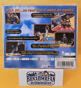 🔥 NBA 2K Basketball - Sega Dreamcast Sports (DC) Allen Iverson Cover 🔥 