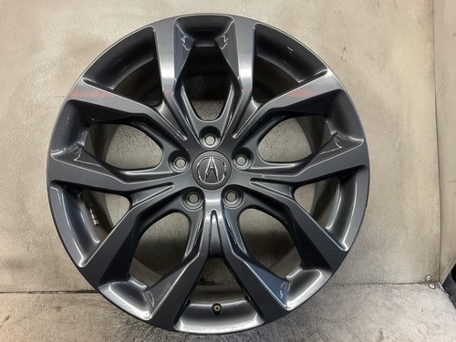 2023-2024 Acura MDX Wheel 20x9 Alloy 5 V Spoke Painted Black Factory OEM Part - Picture 2 of 21