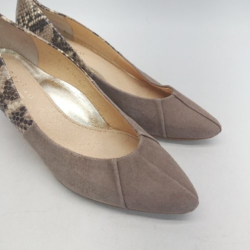 Carino Python Pattern Suede Pointed Toe Beautiful… - image 9