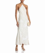 NEW FARM Rio Halter Off White Maxi Dress - Exclusive-Size Small