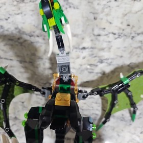 LEGO Ninjago The Green NRG Dragon 70593 - 2016 - INCOMPLETE / NO BOX