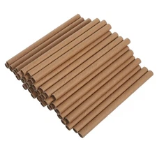 50 Pcs Outdoor Bee Cardboard Tubes Insect House Hotel Garden for Bees