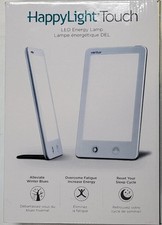 Verilux HappyLight Touch UV-Free LED Therapy Lamp 10,000 Lux White