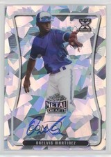 2020 Leaf Metal Draft Silver Crystals Orelvis Martinez #BA-OM1 Auto fm0