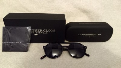 Christopher Cloos Larvotto Minimalistic Polarized Sunglasses - Black