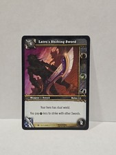 Latro's Shifting Sword World Of Warcraft TCG Fires Of Outland Regular Uncommon