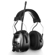 AM/FM Radio Headphones 25dB NRR,Noise Reduction Safety Earmuffs,Digital Displ...