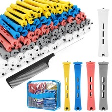SPTHTHHPY Hair Roller Set, 100 PCS Perm Rods with 5 Sizes Hair Curler for Wom