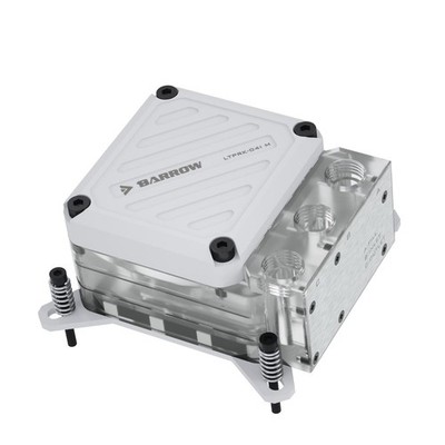 Barrow CPU Waterblock mit integrierter 10W PWM Pumpe (weiß) - INTEL 115x / 200 / 1700
