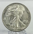 1944 D Walking Liberty Half Dollar AU 90% Silver 50C Coin