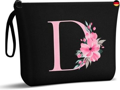 Kosmetiktasche Damen Leinwand, Multifunktionaler Make-up-Tasche, Schminktasche,