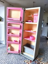 Vintage BARBIE 1987 Sweet Roses Cooking Center Stove  Fridge With Accessories