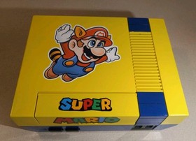 Nintendo NES Custom Painted Console & Controller - SMB 3 Theme, New Pins!  