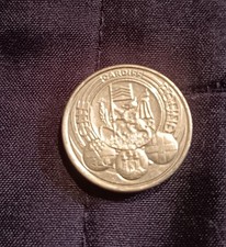 2011 Cardiff Capital Cities Round Pound £1 Coin Good Circulated Condition