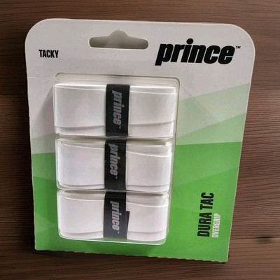 Prince 3 Pack Dura Tac Over Grip (White)