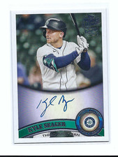 2025 Topps Archives Kyle Seager 2011 Topps Fan Favorites Autographs On Card Auto