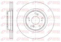 Remsa 2X Bremsscheibe Ø296Mm Vorne BelüFtet FüR Honda Accord Viii 2.0I 2.4I
