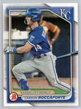 2024 BOWMAN #BP-33 CARSON ROCCAFORTE PROSPECTS KANSAS CITY ROYALS