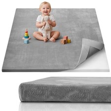 1.3" Thick Baby Play Mat, 50x50 Playpen Mat with Removable Washable Cover, ...
