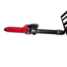 BaBylissPRO Tourmaline 500 Curling 1.25 Iron Red Black Professional Hair Styling