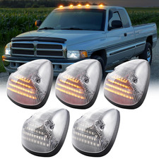 Shinefit 5pcs Led Cab Roof Lights Replacement For 1994-1998 Ram 1500 2500 3500