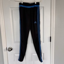 Adidas Climacool Women  s Training Warm Up Pants Size XS Black Zip Ankle